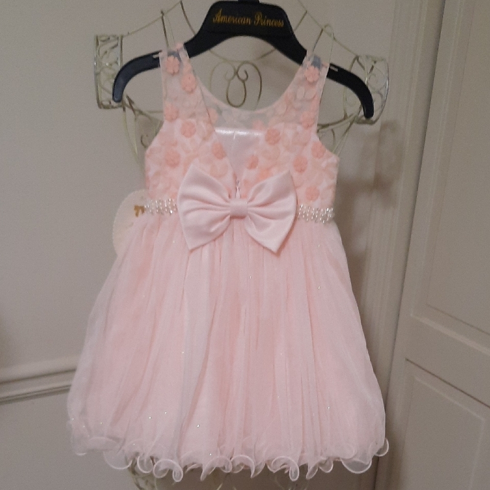 American Princess Blush Floral Dress - Picture 2 of 7